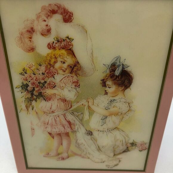 Hamilton Maud Humphrey Bogart Playing Bridesmaid Music Box Blush Pink Trinket - Picture 10 of 11